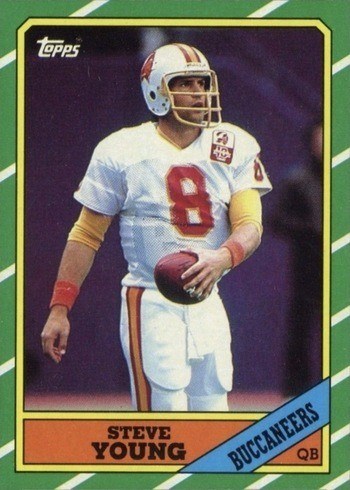 1986 Topps #374 Steve Young Rookie Card