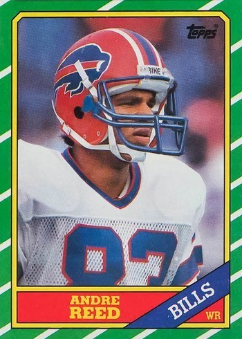 1986 Topps #388 Andre Reed Rookie Card 1986 Topps #388 Andre Reed Rookie Card
