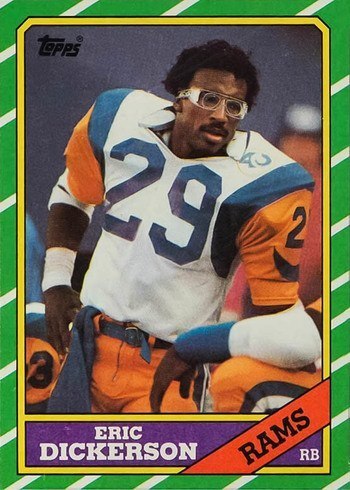 1986 Topps #78 Eric Dickerson Football Card 1986 Topps #78 Eric Dickerson Football Card