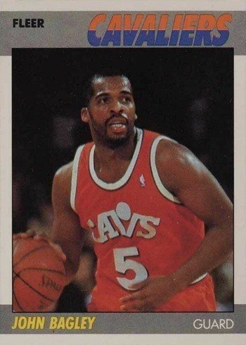 1987 Fleer #5 John Bagley Basketball Card