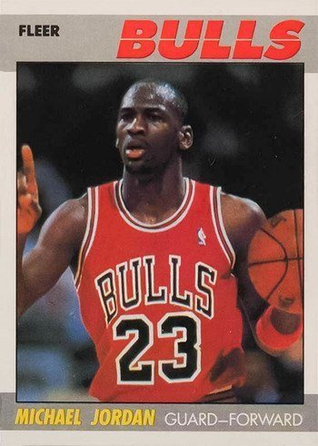 1987 Fleer #59 Michael Jordan Basketball Card