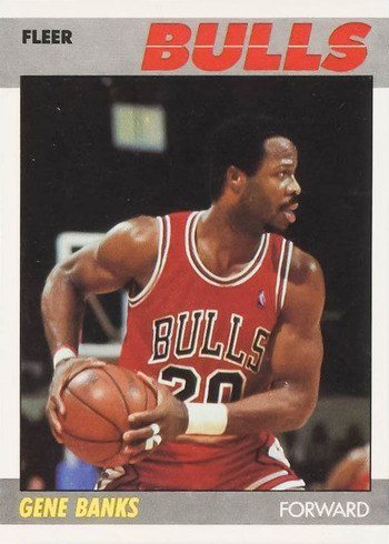 1987 Fleer #8 Gene Banks Basketball Card