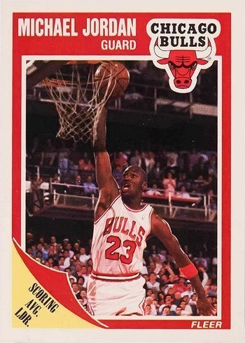 1989 Fleer #21 Michael Jordan Basketball Card