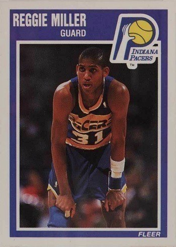 1989 Fleer #65 Reggie Miller Basketball Card
