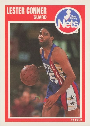1989 Fleer #96 Lester Conner Basketball Card