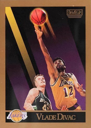 1990 Skybox #135 Vlade Divac Rookie Card 1990 Skybox #135 Vlade Divac Rookie Card
