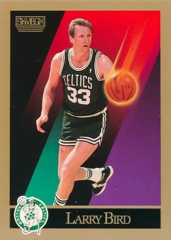 1990 Skybox #14 Larry Bird Basketball Card 1990 Skybox #14 Larry Bird Basketball Card