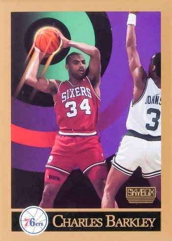 1990 Skybox #211 Charles Barkley Basketball Card 1990 Skybox #211 Charles Barkley Basketball Card