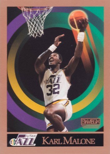 1990 Skybox #282 Karl Malone Basketball Card 1990 Skybox #282 Karl Malone Basketball Card