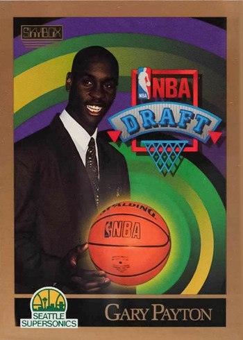 1990 Skybox #365 Gary Payton Rookie Card