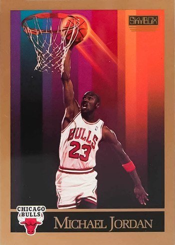 1990 Skybox #41 Michael Jordan Basketball Card 1990 Skybox #41 Michael Jordan Basketball Card