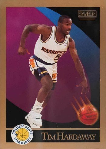 1990 Skybox #95 Tim Hardaway Rookie Card 1990 Skybox #95 Tim Hardaway Rookie Card