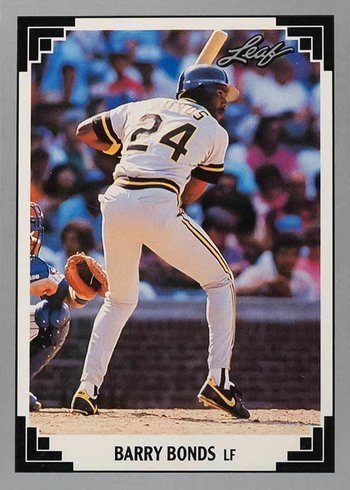 1991 Leaf #261 Barry Bonds Baseball Card