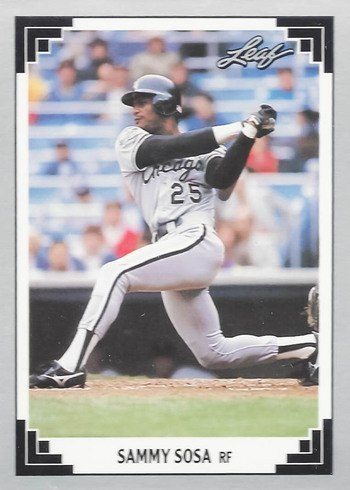 1991 Leaf #321 Sammy Sosa Baseball Card