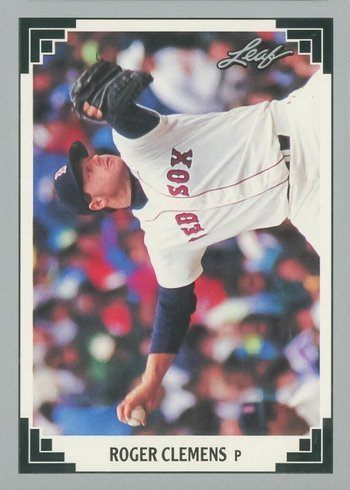 1991 Leaf #488 Roger Clemens Baseball Card