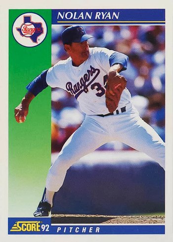 1992 Score #2 Nolan Ryan Baseball Card