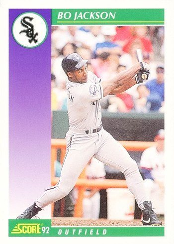 1992 Score #361 Bo Jackson Baseball Card 1992 Score #361 Bo Jackson Baseball Card