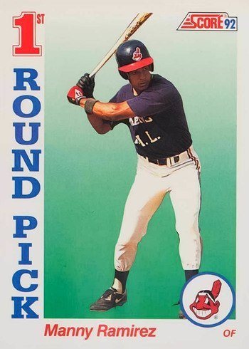 1992 Score #800 Manny Ramirez Rookie Card