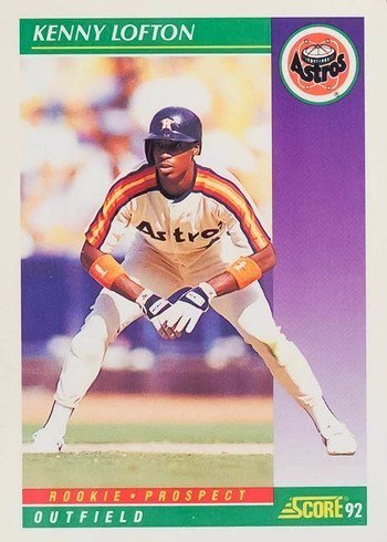 1992 Score #845 Kenny Lofton Rookie Card 1992 Score #845 Kenny Lofton Rookie Card