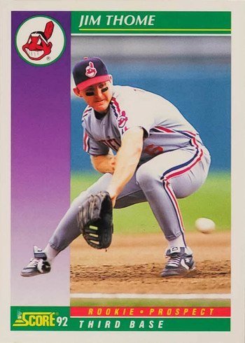 1992 Score #859 Jim Thome Rookie Card