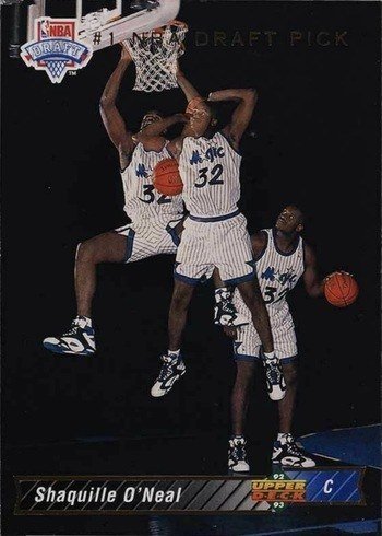 1992 Upper Deck #1 Shaq Rookie Card