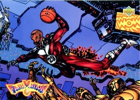 1992 Upper Deck #506 Michael Jordan Fanimation Basketball Card