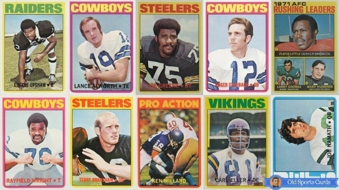 Most Valuable 1972 Topps Football Cards