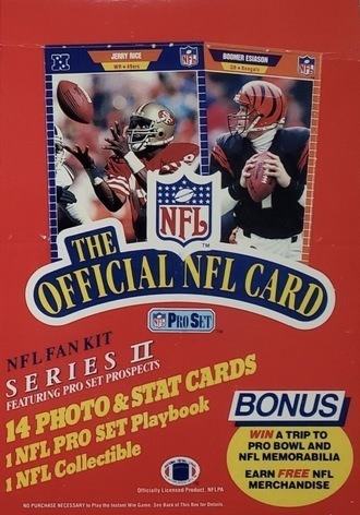 Unopened Box of 1989 Pro Set Football Cards