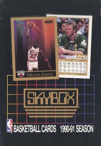 Unopened Box of 1990 Skybox Basketball Cards