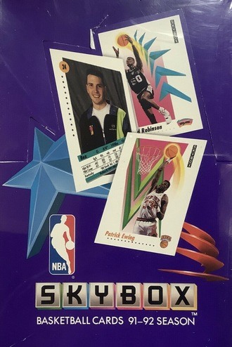 Unopened Box of 1991 SkyBox Basketball Cards Unopened Box of 1991 SkyBox Basketball Cards
