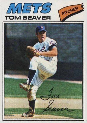 1977 Topps #150 Tom Seaver Baseball Card 1977 Topps #150 Tom Seaver Baseball Card