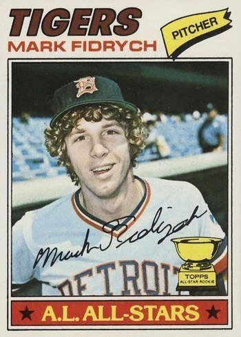 1977 Topps #265 Mark Fidrych Rookie Card 1977 Topps #265 Mark Fidrych Rookie Card