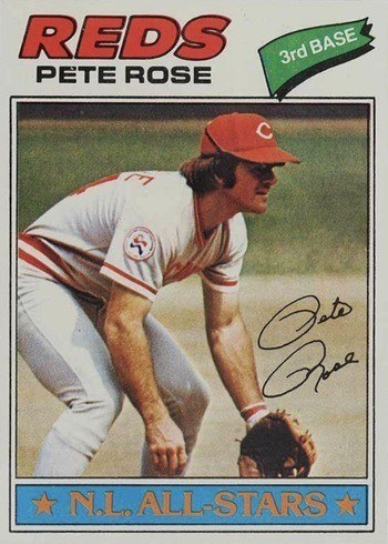 1977 Topps #450 Pete Rose Baseball Card 1977 Topps #450 Pete Rose Baseball Card