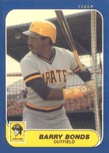 1986 Fleer Update #14 Barry Bonds Rookie Card