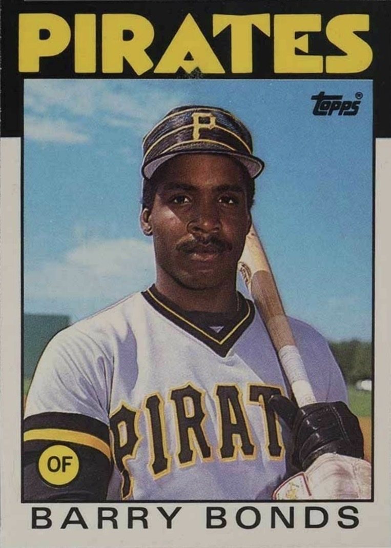 1986 Topps Traded #11T Barry Bonds Rookie Card 1986 Topps Traded #11T Barry Bonds Rookie Card
