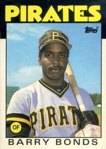 1986 Topps Traded Tiffany #11T Barry Bonds Rookie Card 1986 Topps Traded Tiffany #11T Barry Bonds Rookie Card