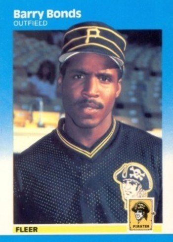 1987 Fleer Glossy #604 Barry Bonds Rookie Card