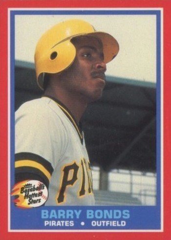 1987 Fleer Hottest Stars #5 Barry Bonds Baseball Card
