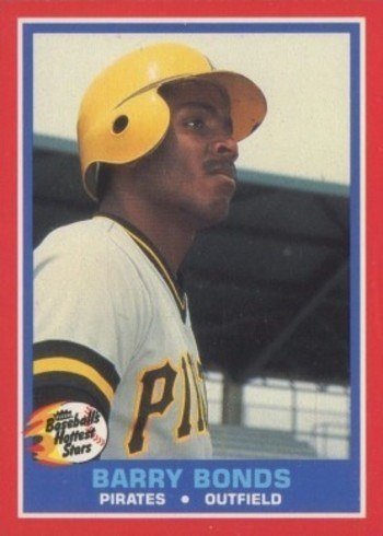 1987 Fleer Hottest Stars #5 Barry Bonds Baseball Card 1987 Fleer Hottest Stars #5 Barry Bonds Baseball Card