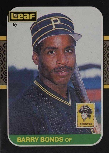 1987 Leaf #219 Barry Bonds Rookie Card