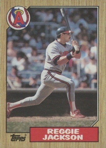 1987 Topps #300 Reggie Jackson Baseball Card