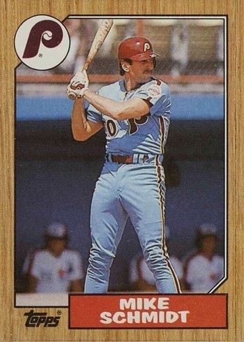 1987 Topps #430 Mike Schmidt Baseball Card 1987 Topps #430 Mike Schmidt Baseball Card