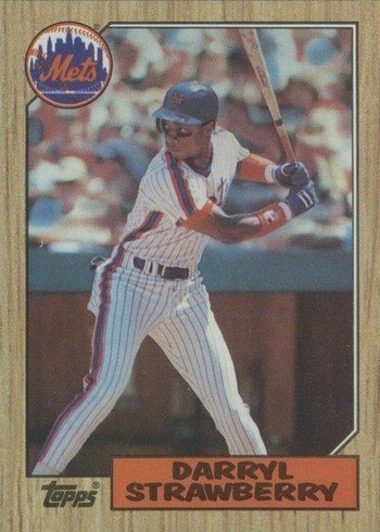 1987 Topps #460 Darryl Strawberry Baseball Card 1987 Topps #460 Darryl Strawberry Baseball Card