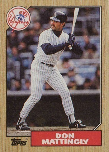 1987 Topps #500 Don Mattingly Baseball Card 1987 Topps #500 Don Mattingly Baseball Card