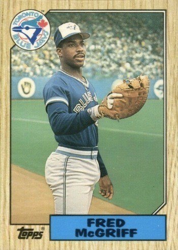 1987 Topps #74T Fred McGriff Rookie Card
