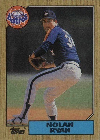 1987 Topps #757 Nolan Ryan Baseball Card 1987 Topps #757 Nolan Ryan Baseball Card