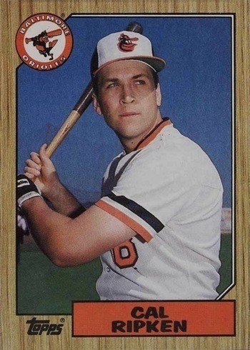 1987 Topps #784 Cal Ripken Jr. Baseball Card 1987 Topps #784 Cal Ripken Jr. Baseball Card