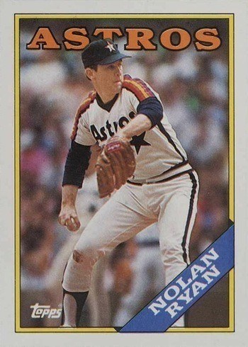 1988 Topps #250 Nolan Ryan Baseball Card