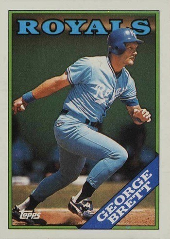 1988 Topps #700 George Brett Baseball Card 1988 Topps #700 George Brett Baseball Card