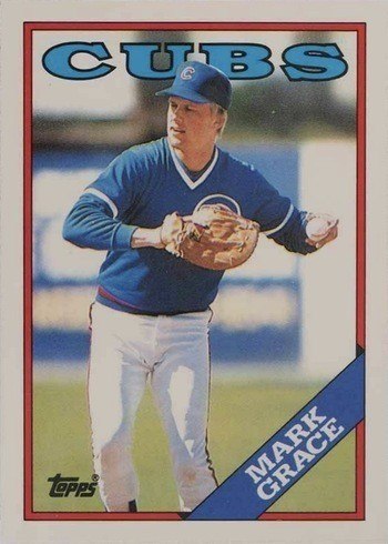 1988 Topps Traded #42T Mark Grace Rookie Card